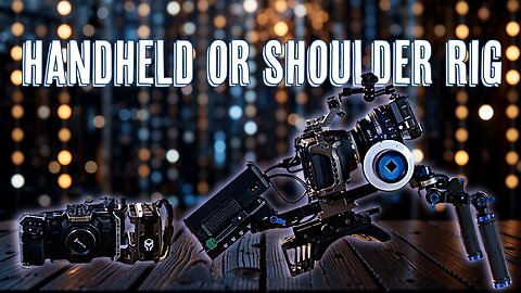 BMPCC6K Shoulder Rig Constructed form older used parts. #bmpcc6k #bmpcc4k #bmcc #filmmaking101