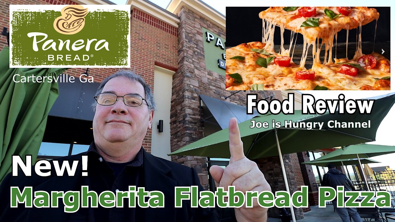 Panera's® New Margherita Flatbread Pizza Review | Joe Is Hungry 🍕🍕🍕🍕