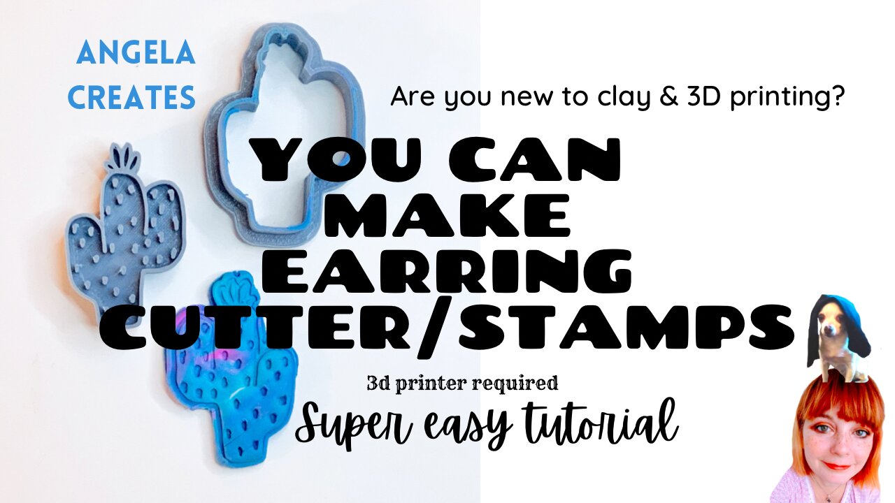 LEARN TO MAKE CUTTERS AND STAMPS FOR CLAY EASY TUTORIAL
