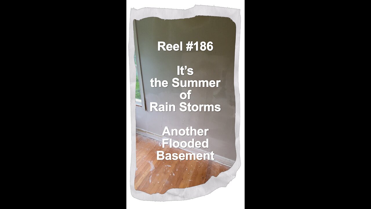 Reel #186 It’s the Summer of Rainstorms - Another Flooded Basement Reno