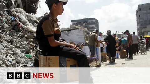 UN halts aid operations in Gaza and six killed in West Bank strike / BBC News