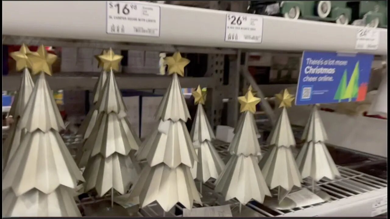 The christmas decorations at Lowe's Christmas