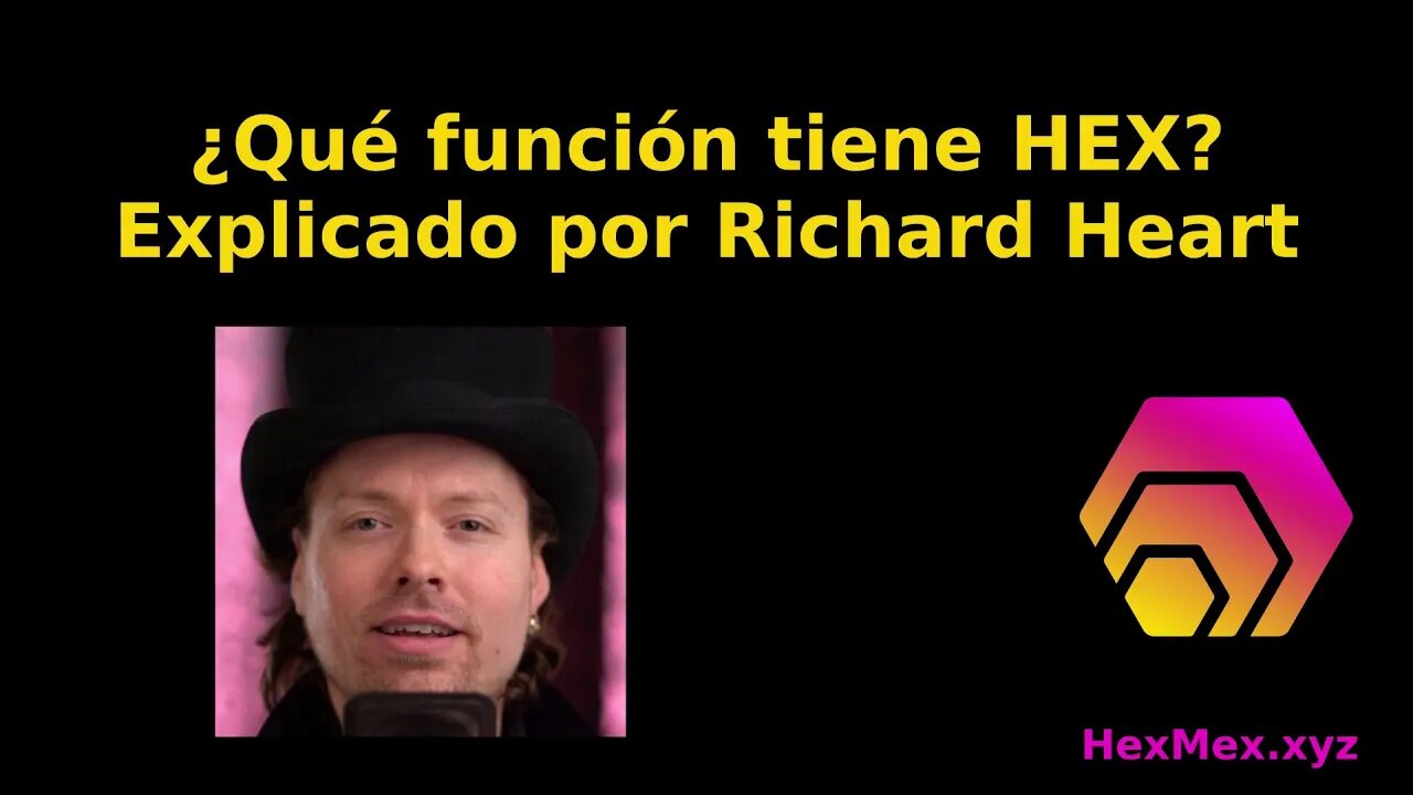 ¿Qué función tiene HEX? - Explicado por Richard Heart