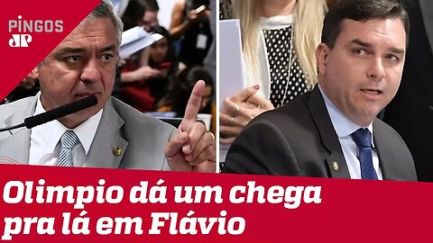 Major Olimpio dá um chega pra lá em Flávio Bolsonaro