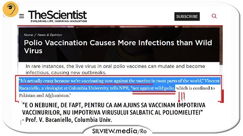 Mitul eradicarii poliomielitei si vaccinurile - O alta teapa cu care ne-am obisnuit in dos