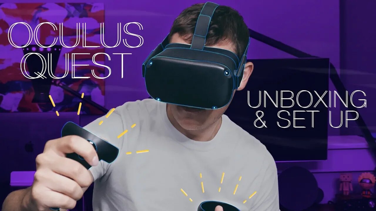 Oculus Quest VR Headset Unboxing & Set-Up!