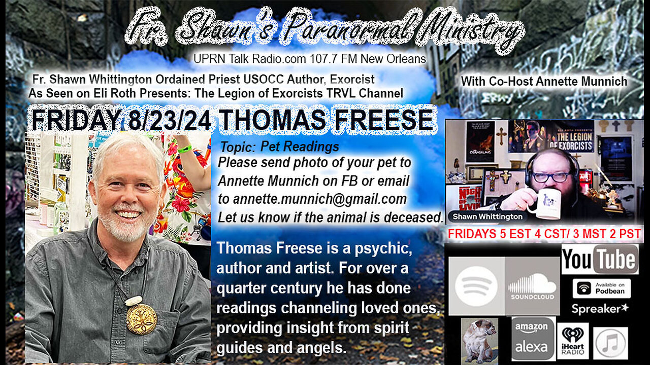 'THOMAS FREESE' Psychic Pet Readings!