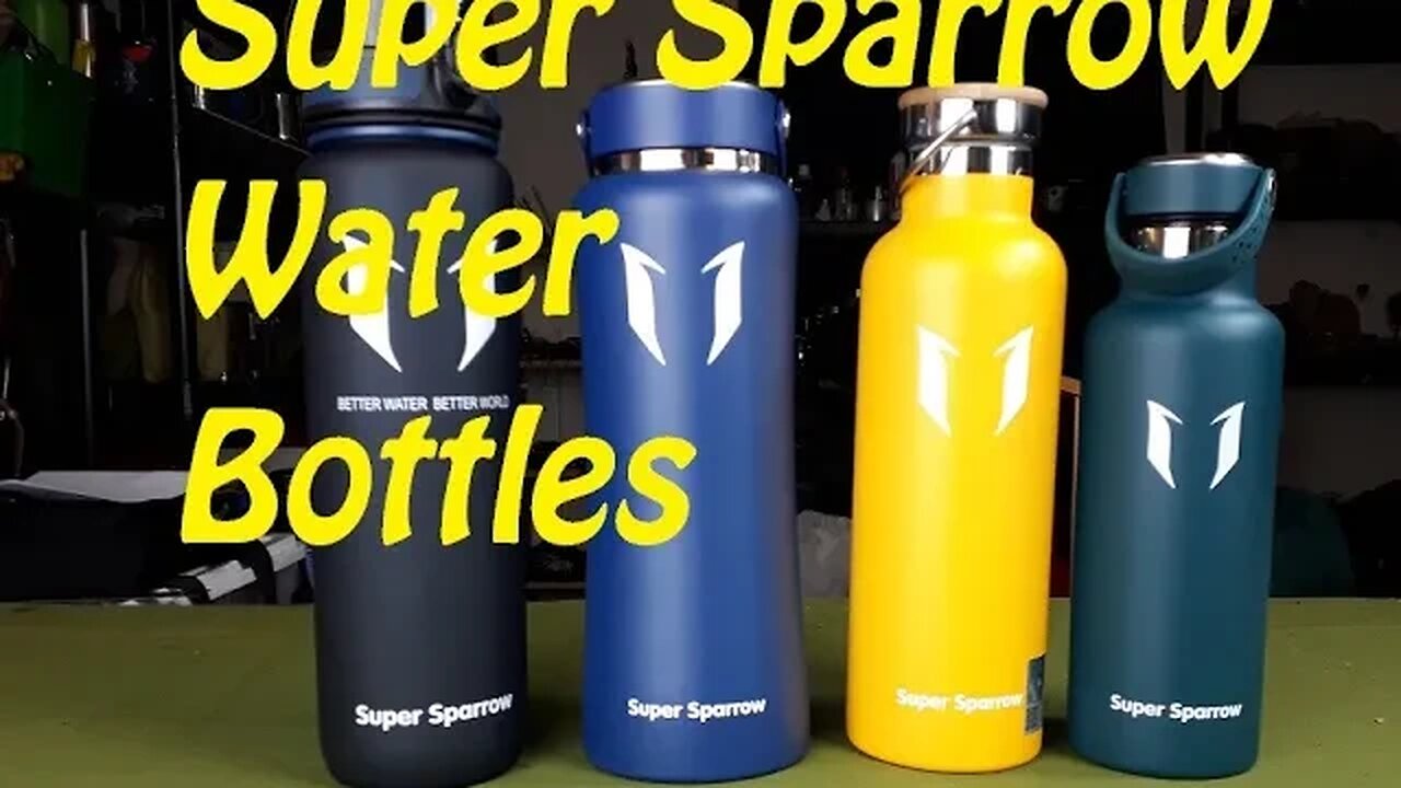 Super Sparrow Water Bottles (Four Styles)