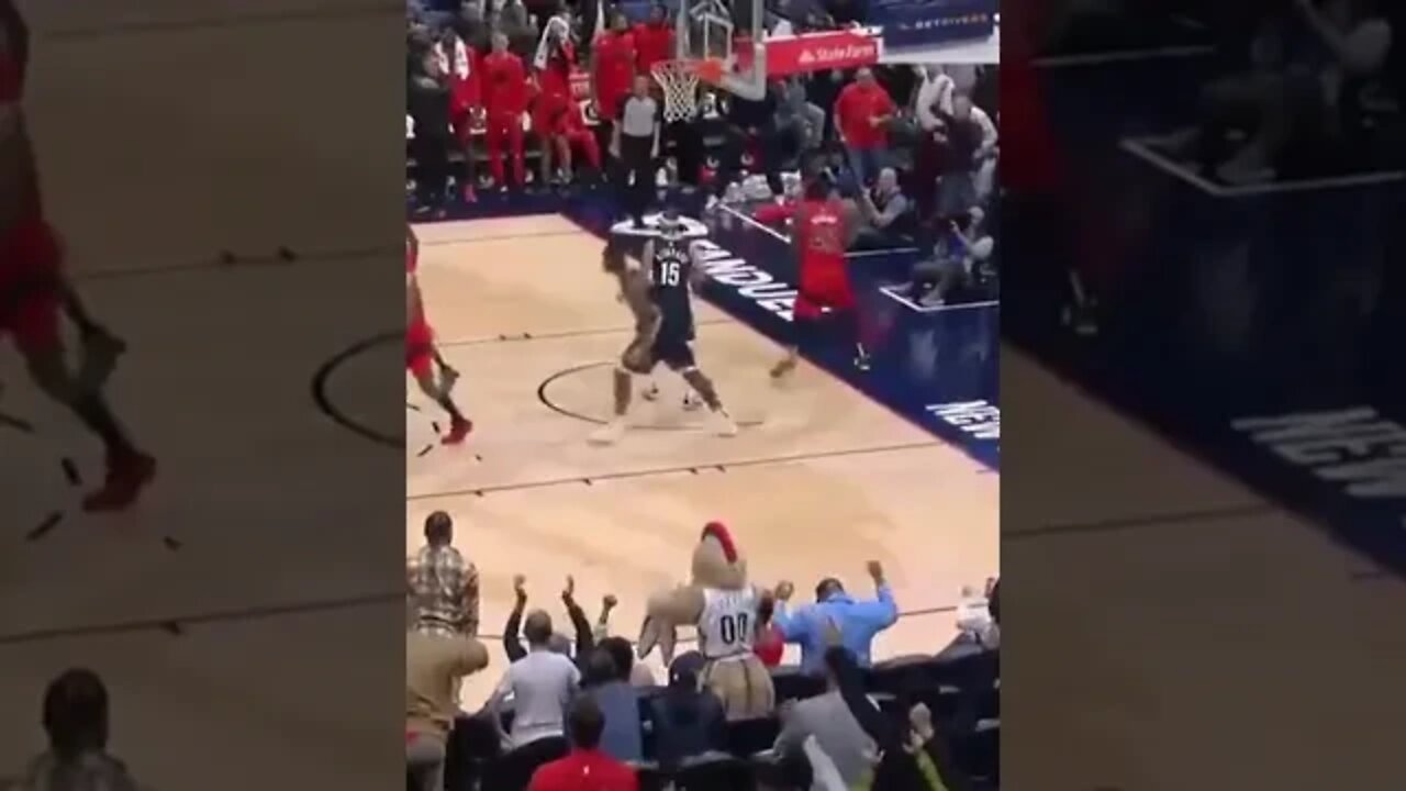 Zion double clutch dunk and layup(Nba Clipz)#shorts