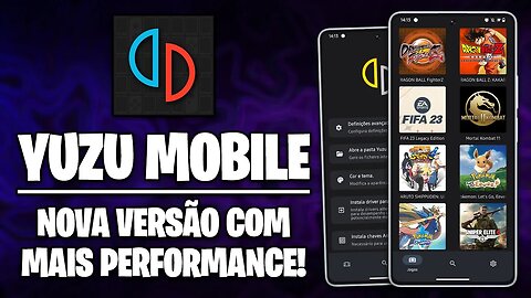 NOVA ATUALIZAÇÃO DO YUZU PARA ANDROID TRAZ MELHORIA DE FPS E NOVOS JOGOS RODANDO!