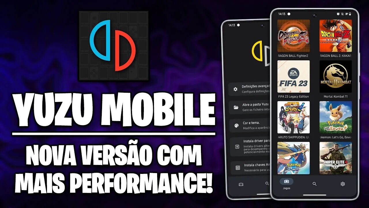 NOVA ATUALIZAÇÃO DO YUZU PARA ANDROID TRAZ MELHORIA DE FPS E NOVOS JOGOS RODANDO!