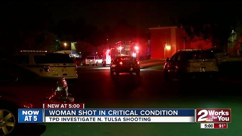 Woman shot in the head fights for her life