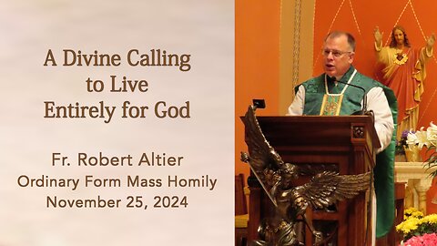 A Divine Calling to Live Entirely for God