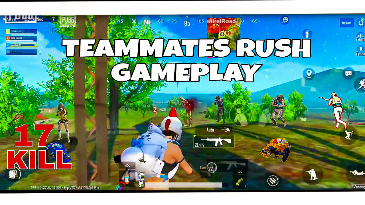 Rush Gameplay 😱 | Pubg Mobile Lite video| squad match #pubg #pubgmobile