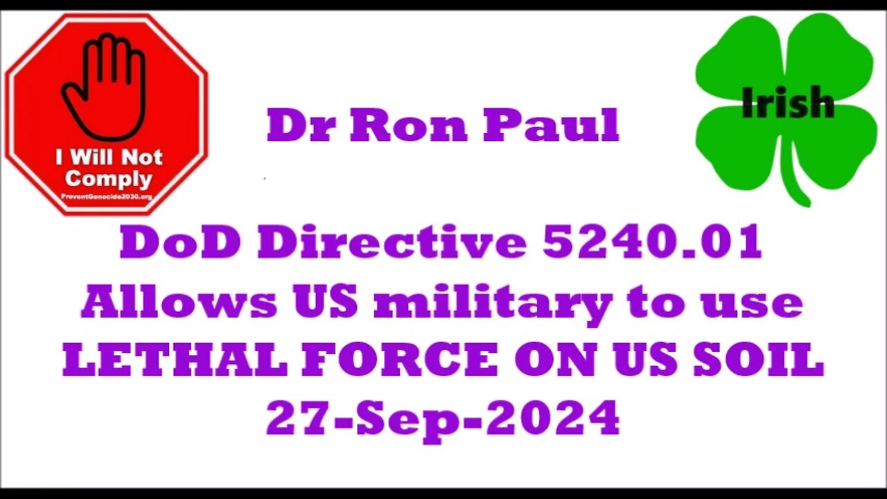 DoD Directive 5240.01, reissued on 27-Sep-2024.