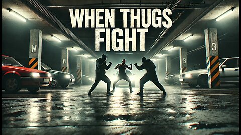 Fighter vs 2 Thugs: Raw Parking Garage Showdown at Night! 💥👊