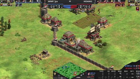 Hoang without siege?????? vs lyx: Age of Empires 2