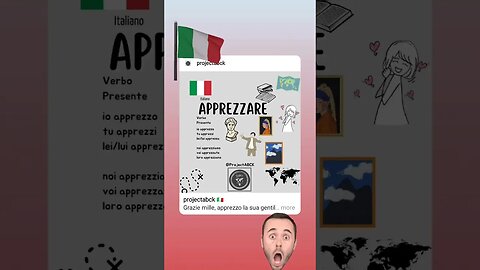 🇮🇹Apprezzare