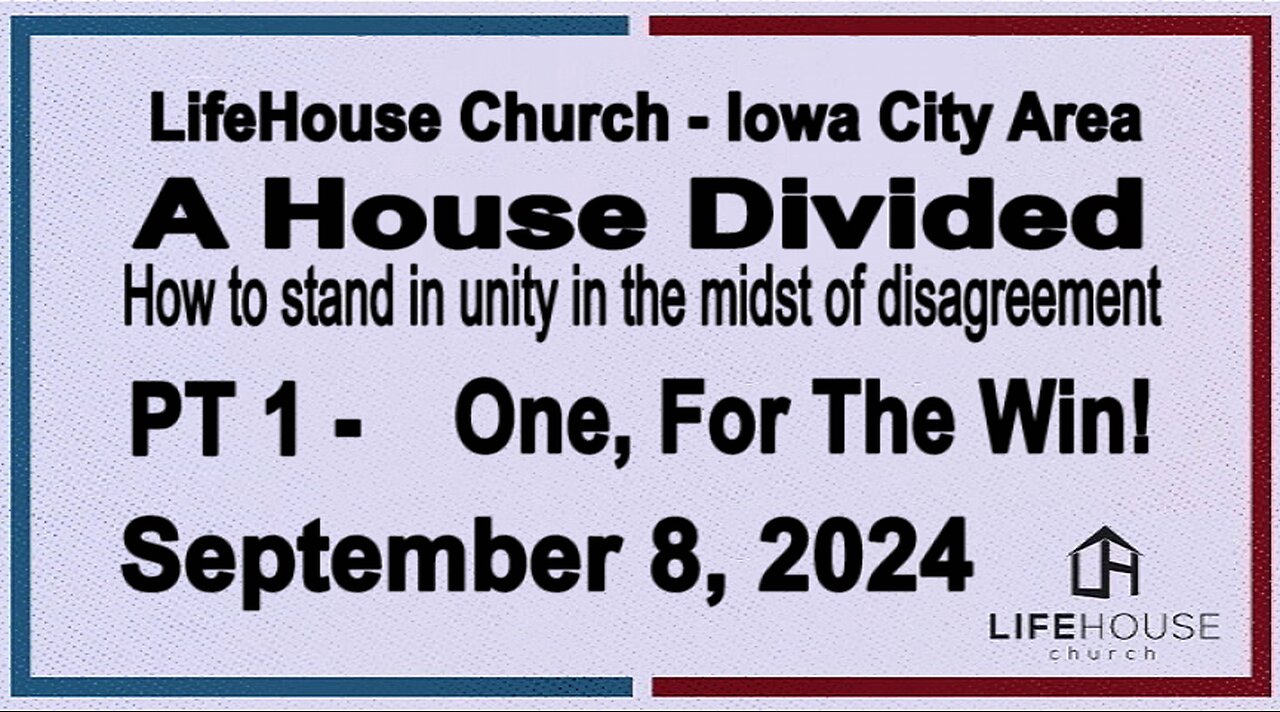 LifeHouse 090824–Andy Alexander “A House Divided” (PT1) One, For The Win!