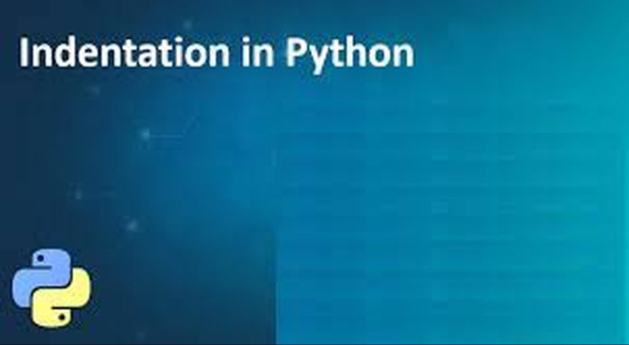 Indentation in Python