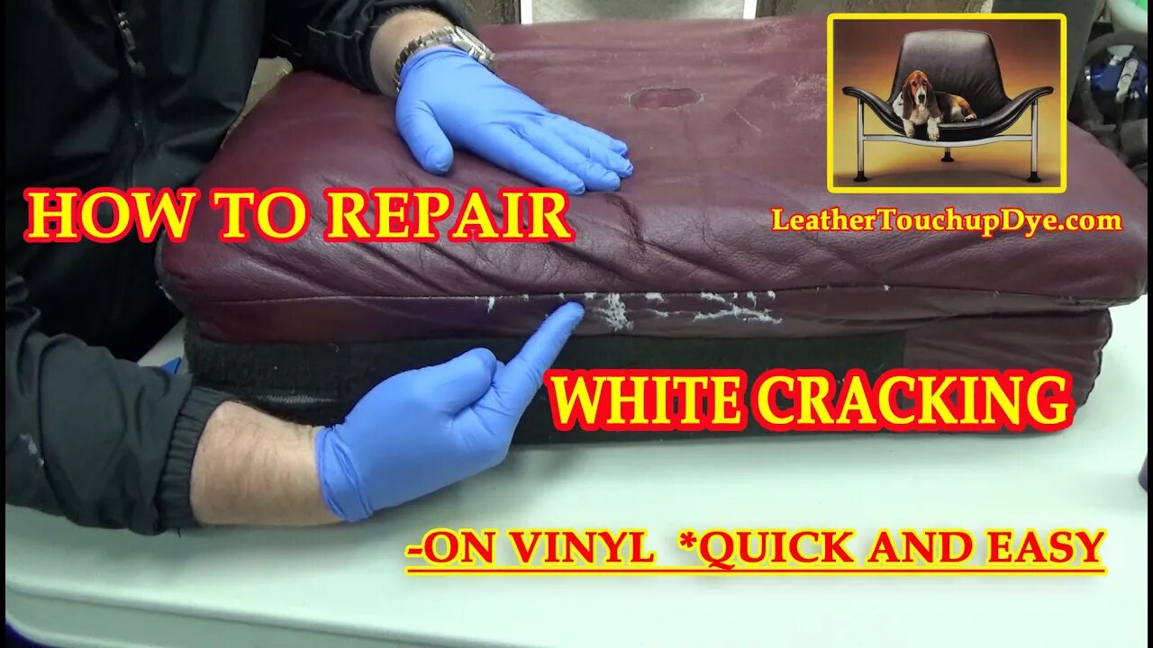 FIX WHITE CRACKING on vinyl VIDEO *****