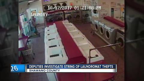 Shawano County deputies looking for man after laundromat thefts