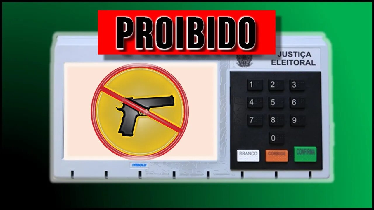 🔴 TIRO DESPORTIVO PROIBIDO NAS ELEIÇÕES | 🅵🆁