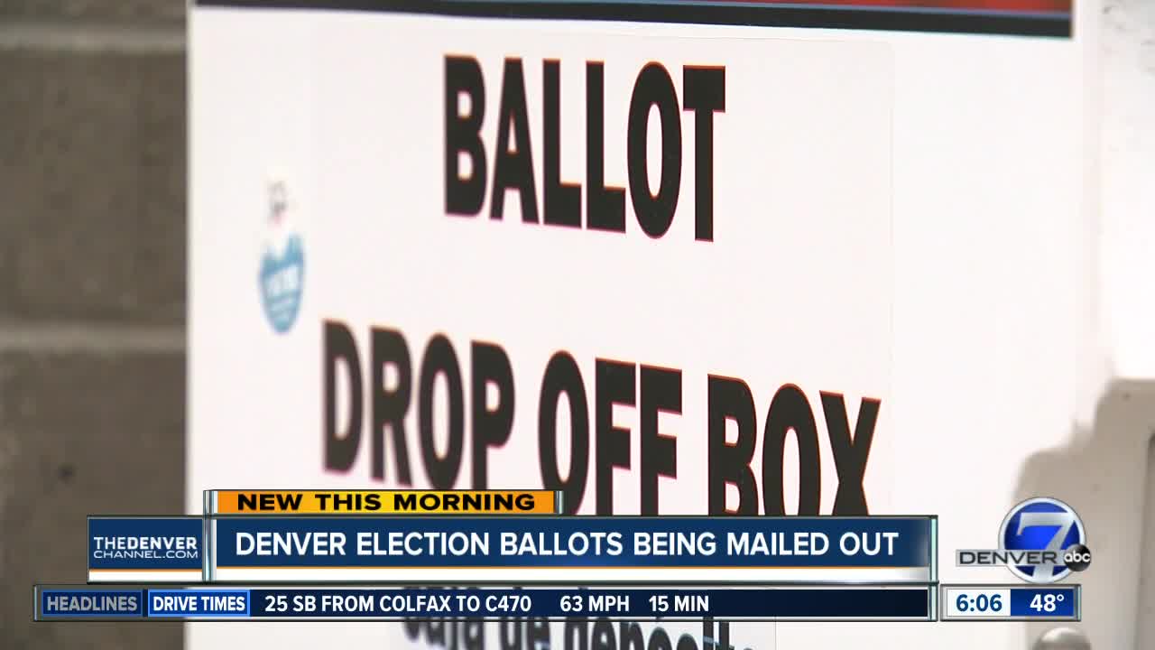 Denver election ballots being mailed out