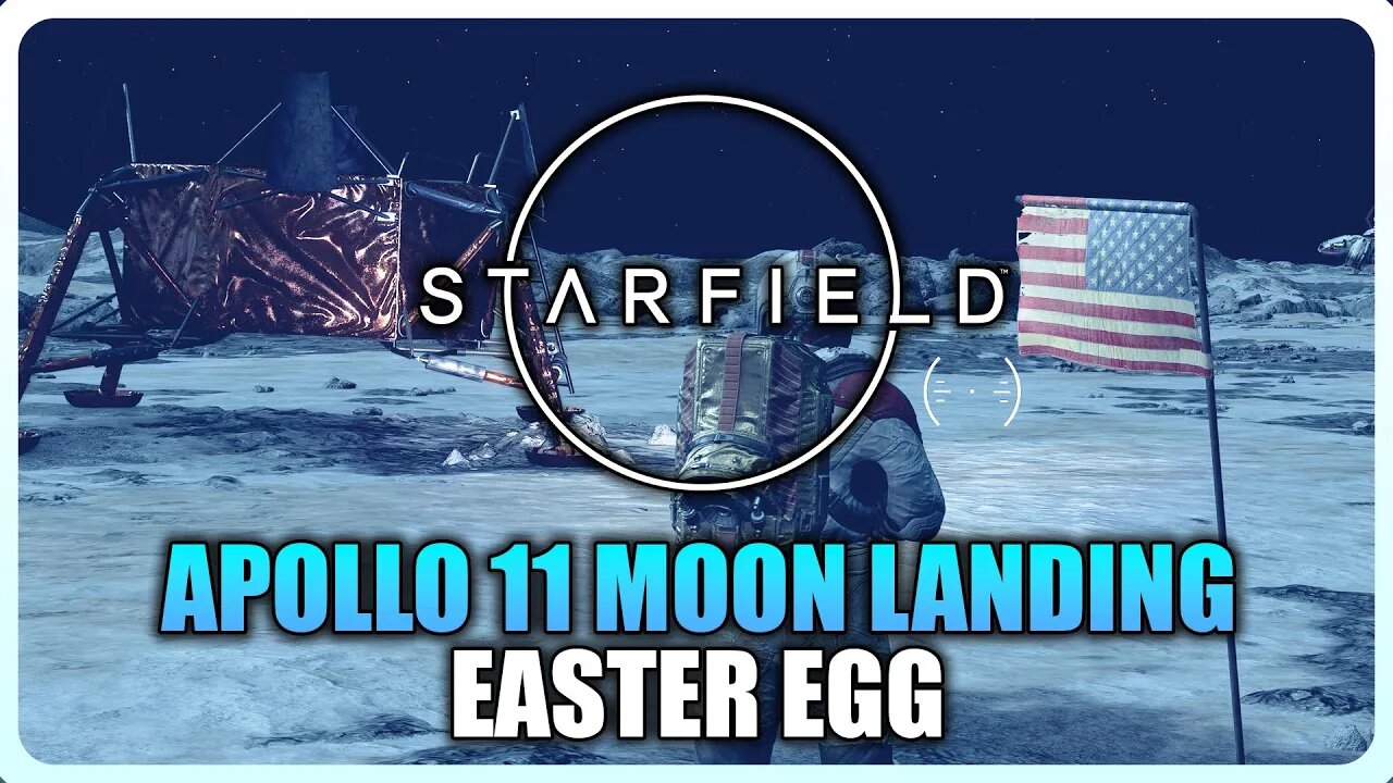 Starfield - Moon Landing Easter Egg (Apollo 11 Landing Site)