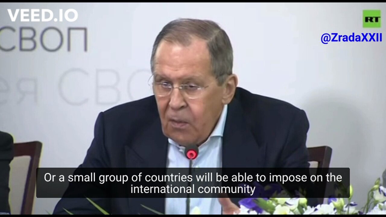 Lavrov: "Will the world order become truly fair, democratic and polycentric?"