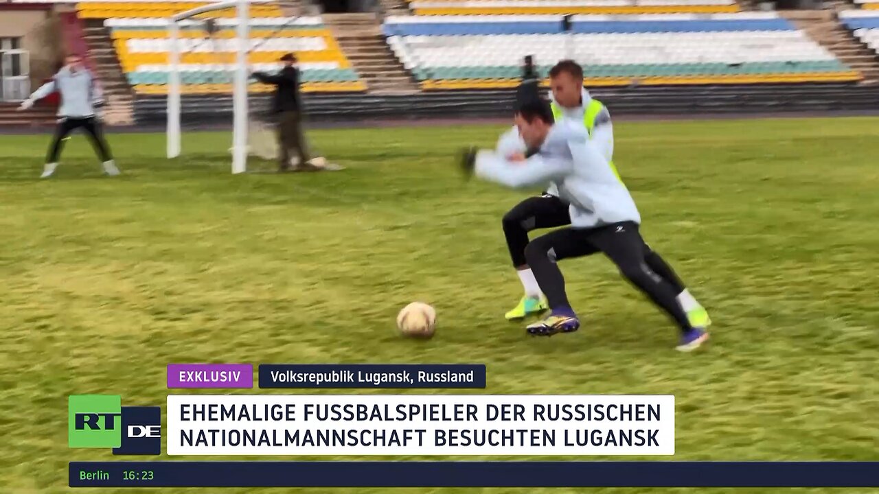 Exklusiv aus Lugansk: Treffen mit Fußballstars