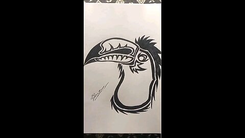 Toucan Drawing Part 3 || ASMR ART/DRAWING