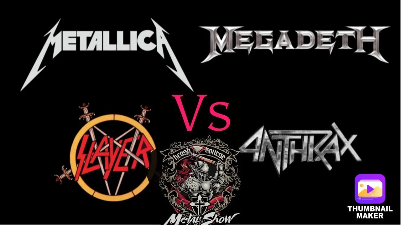 Team Platinum Vs Team Gold (Metallica / Megadeth vs Anthrax /Slayer)