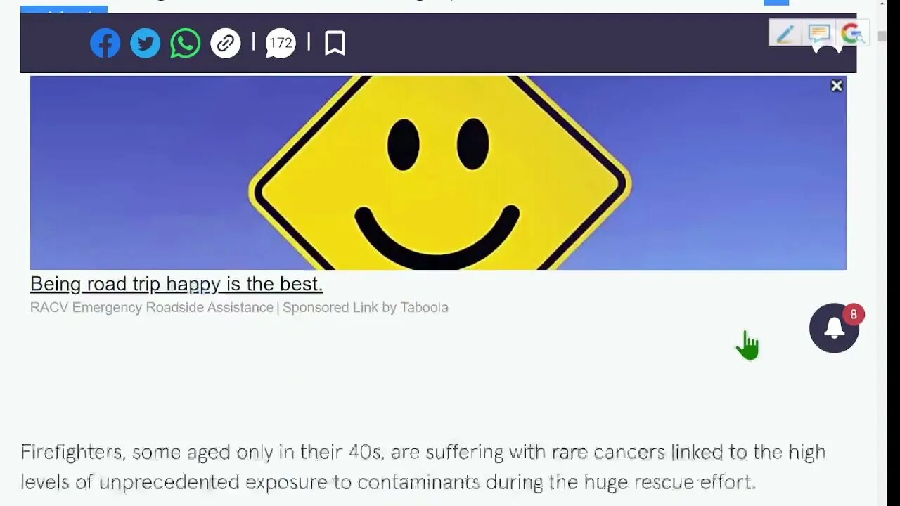 🟨 大約 12 名參加 2017 年 Grenfell 火災的消防員被診斷出患有無法治癒的癌症，可能與接觸燃燒材料有關