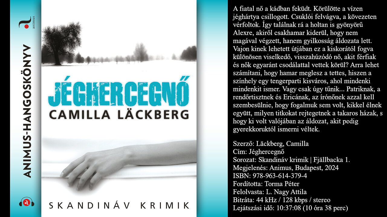 Läckberg, Camilla: Jéghercegnő (Fjällbacka 1.). Animus, Budapest, 2024