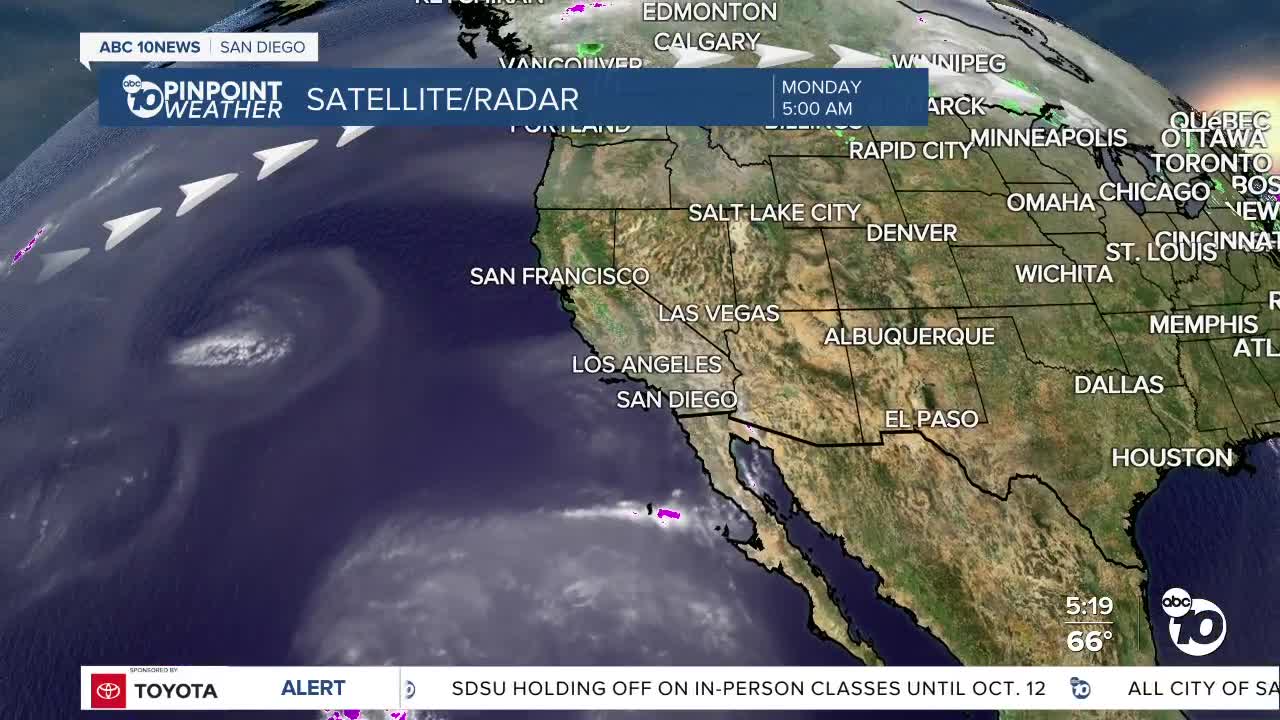 ABC 10News Pinpoint Weather with Meteorologist Megan Parry