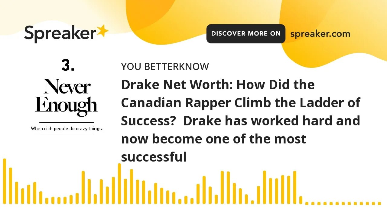 Drake Net Worth: How Did the Canadian Rapper Climb the Ladder of Success? Drake has worked hard and