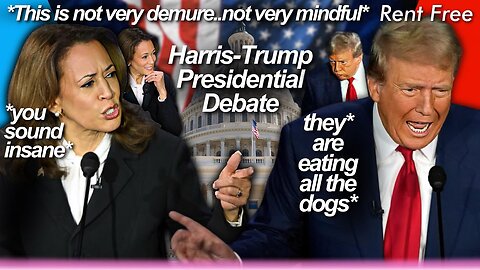donald trump and kamala harris debate was so UNHINGED 😂🫠 biggest fails, lies & funniest highlights