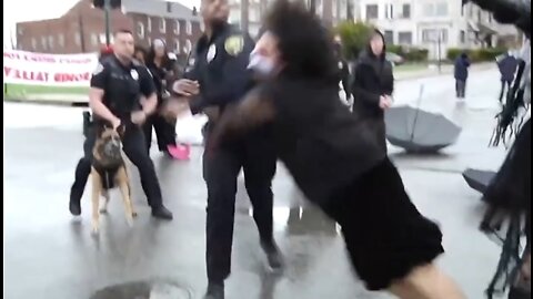 Cop Flattens Trans Person At BLM Protest