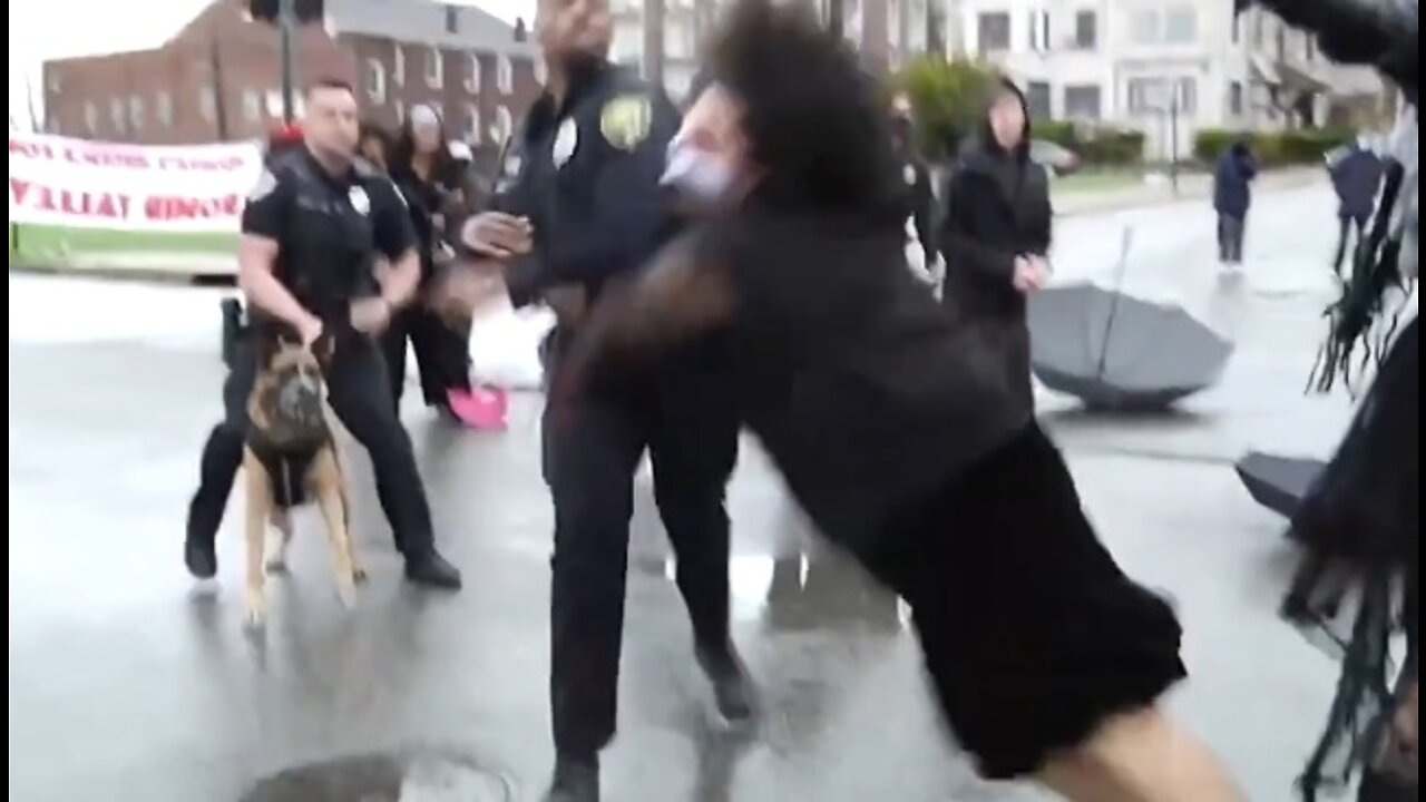 Cop Flattens Trans Person At BLM Protest