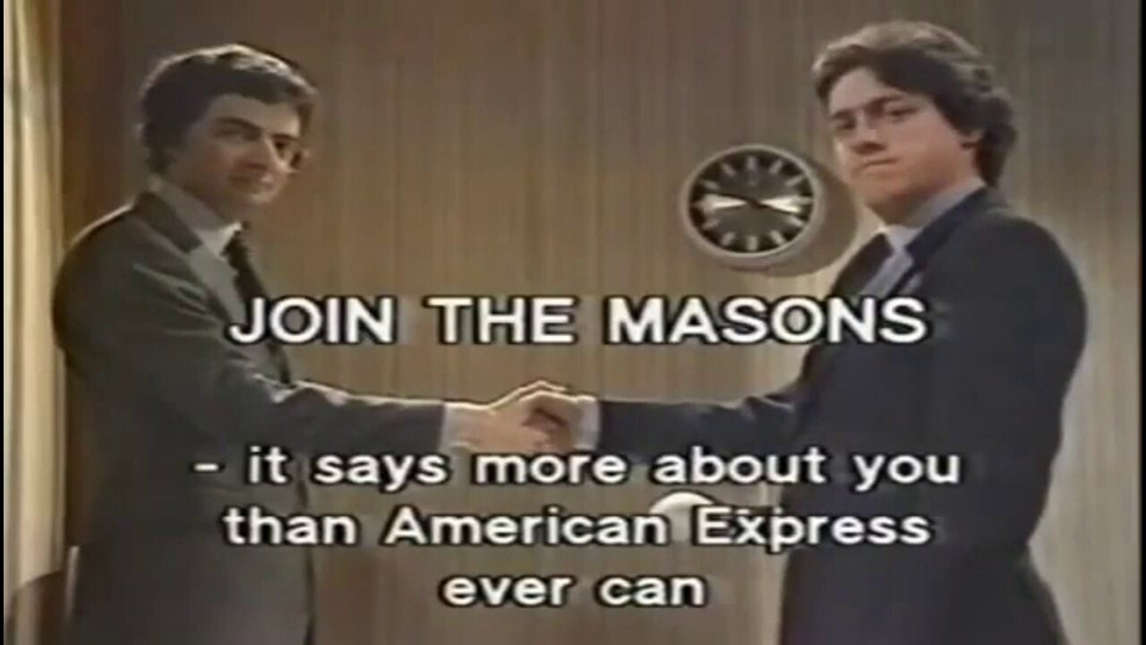 Not the Nine O'Clock News - The Apology, Freemasons Skit (1980), Rowan Atkinson - 'Illuminati'