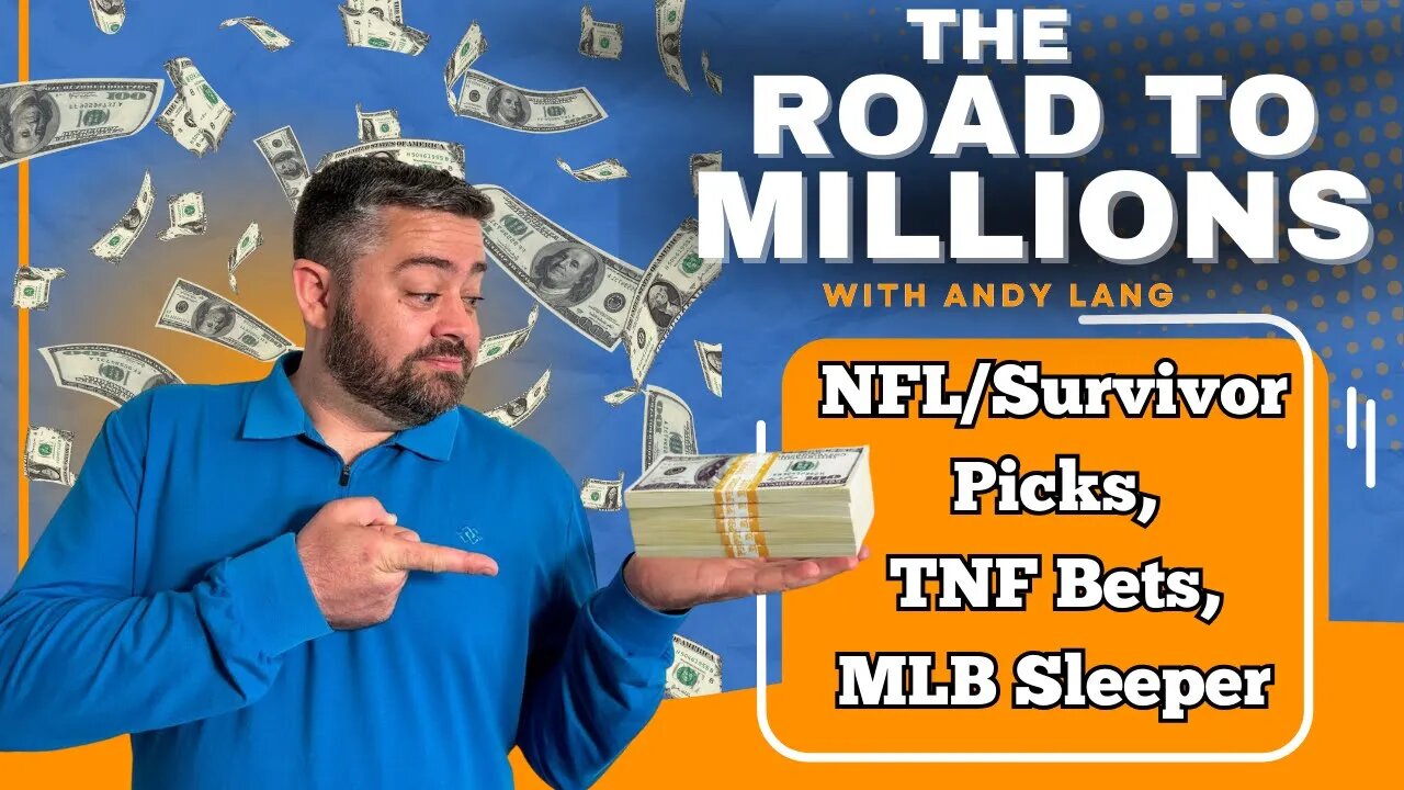 NFL/Survivor Bets & Predictions, MLB Tips and How To Play MAX BETS on Today's The Road To Millions!