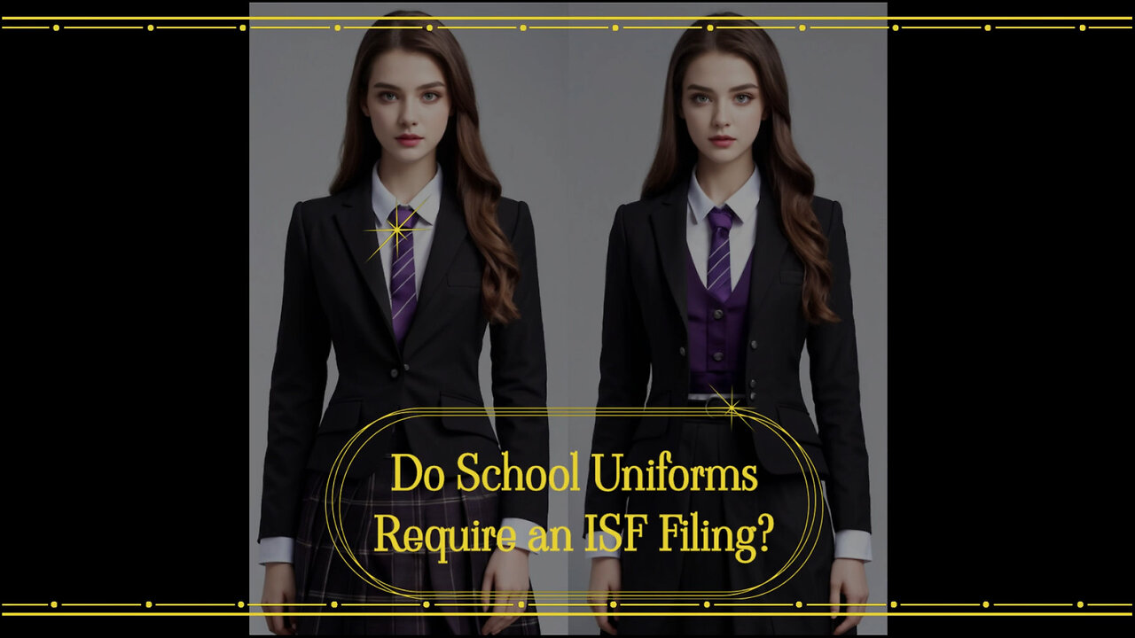 ISF for School Uniforms: Do You Need to File? Find out Here!