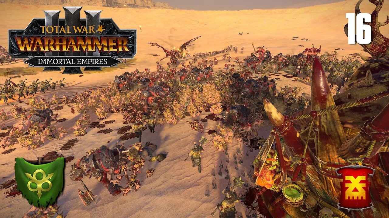 THICCNESS of KU'GATH vs FLAMES of SKARBRAND • Nurgle vs Khorne • Land Battle #16