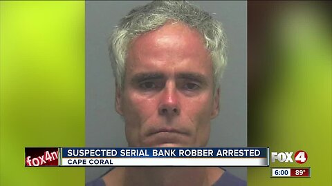 Bank robber caught in Cape Coral