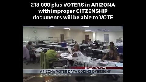 PEOPLE IN ARIZONA🏫🗳️🚶🏻🚶‍♂️WITH NO LEGAL DOCUMENTS🪪🆔ALLOWED TO VOTE🗳️🛗💫