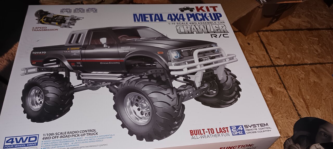 RC4WD 12mm Hex Conversion using (ALL) the kit parts HG P407