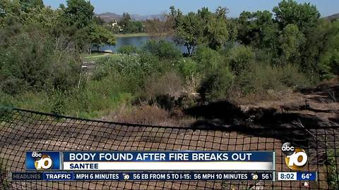 Body found after fire breaks out Santee