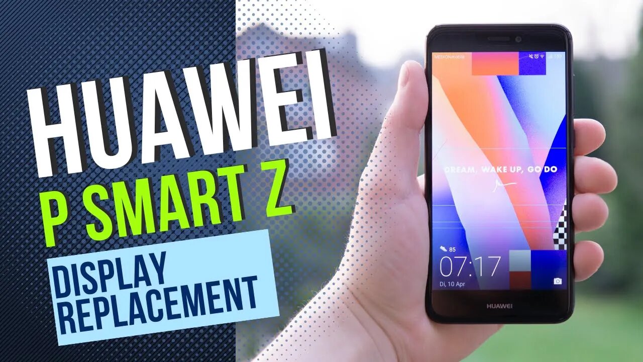 HUAWEI, P Smart Z, display, screen , replacement, repair video