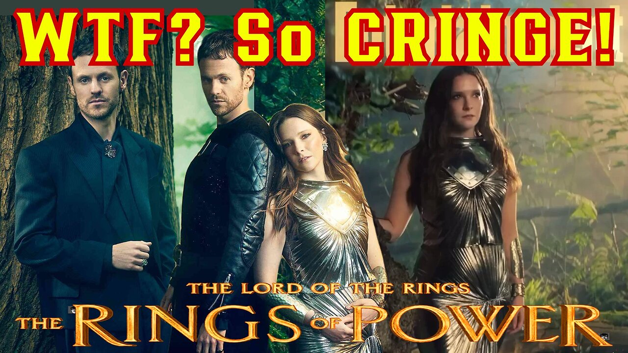 Amazon's Rings Of Power Marketing Is CRINGE! Woke Lord Of The Rings Adaption, Entertainment Weekly